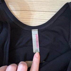Commando Black Sports Bra